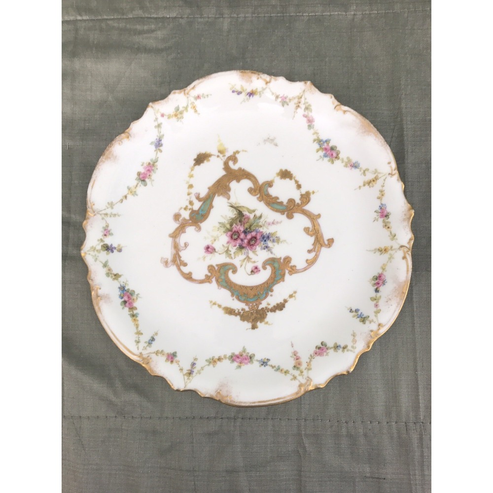 Royal Crown Derby Set Of 9 Hand Painted Plates C 1891